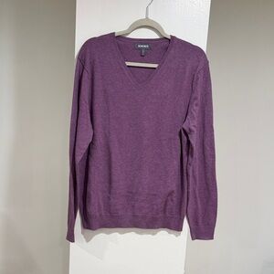 Bonobos 
Men’s V-neck 100% Merino wool sweater size medium slim fit